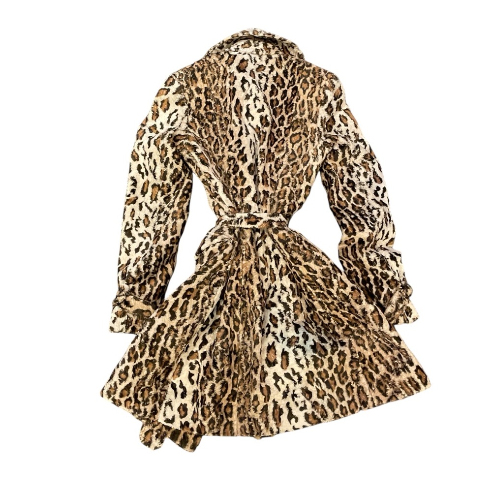 Cache Leopard Print Teddy Jacket - image 2